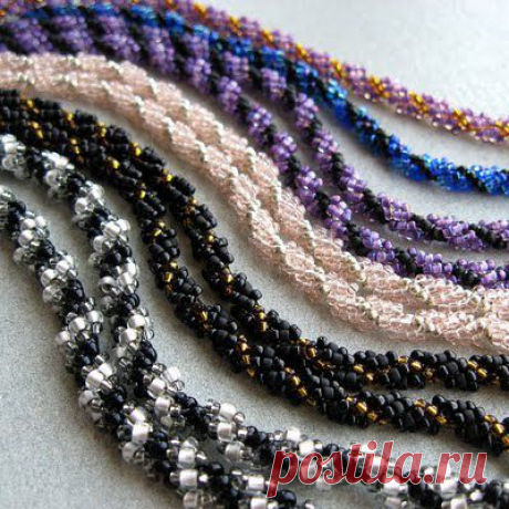 Operation Tackle That Bead Stash!: Basic Stitch Tutorial - Spiral Rope