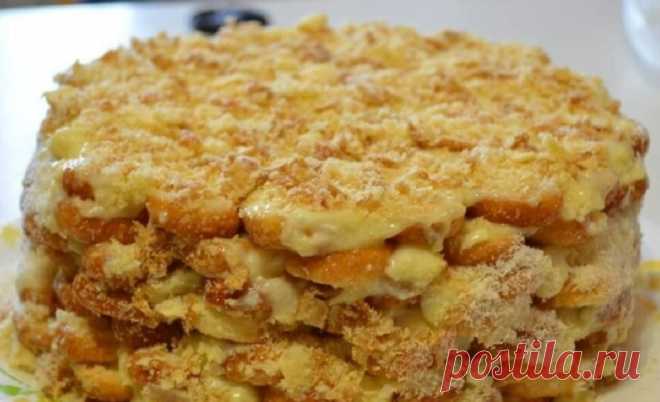 САМЫЙ ПРОСТОЙ И ЛЕНИВЫЙ РЕЦЕПТ ВКУСНЮЩЕГО «НАПОЛЕОНА» Признаюсь честно, печь его — морока та еще (а покупать готовый — дороговато)! Пока коржи выпеку, крем пока наварю — короче, пол дня прошло… Вот почему я