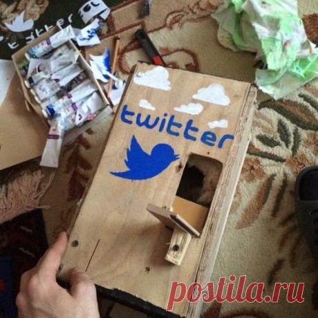 В школе (3 класс) братика попросили сделать скворечник. / Занимательная реклама