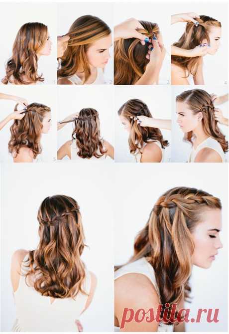 Прически на волосы на выпускной (38 фото) 2014: видео-инструкция - красивые пряди своими руками, особенности укладок на длинные, короткие, локоны средней длины, фото и цена