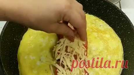 Вкусный завтрак с лавашом...