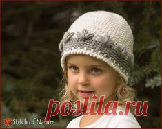Crochet PATTERN - The Montrose Beanie Pattern, Girls Hat Pattern  (Baby to Adult sizes) - id: 16049