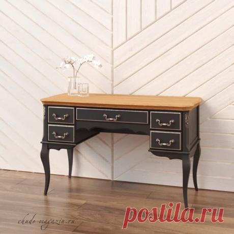 Стол в спальню для косметики из дерева бук – черный/ясень купить по цене 94 480 руб. в Москве — интернет магазин chudo-magazin.ru