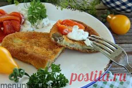 Рецепт отбивных из баклажанов / Меню недели