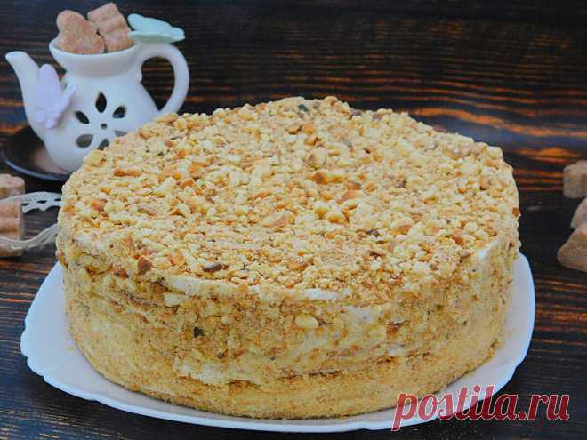 Вкусный торт без миксера и духовки: попробуете приготовить? | Еда на каждый день | Яндекс Дзен
