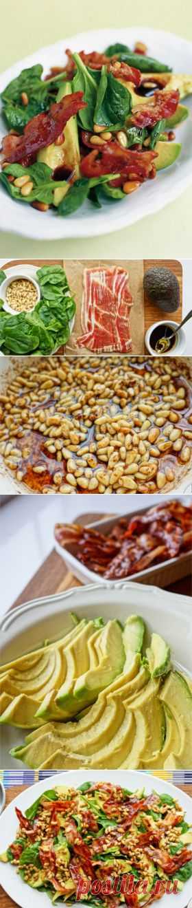 Салат с авокадо рецепт с орешками | Рецепты Джейми Оливера