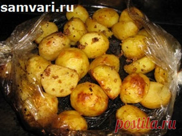 Молодая картошка запечённая в духовке