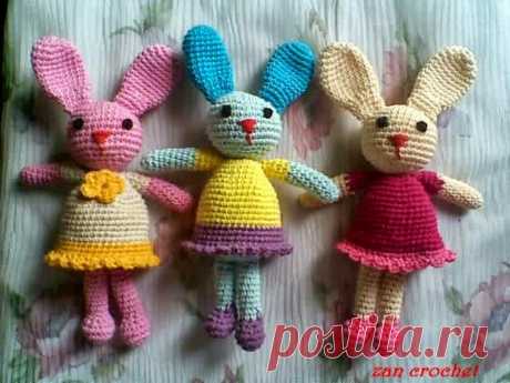 Amigurumi Bunny “Si Kelinci” ~ Zan Crochet