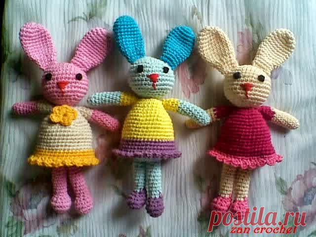 Amigurumi Bunny “Si Kelinci” ~ Zan Crochet
