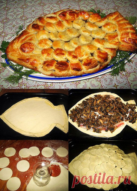 ЗОЛОТАЯ РЫБКА с ГРИБАМИ