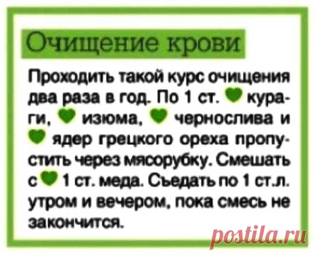 Очищение крови