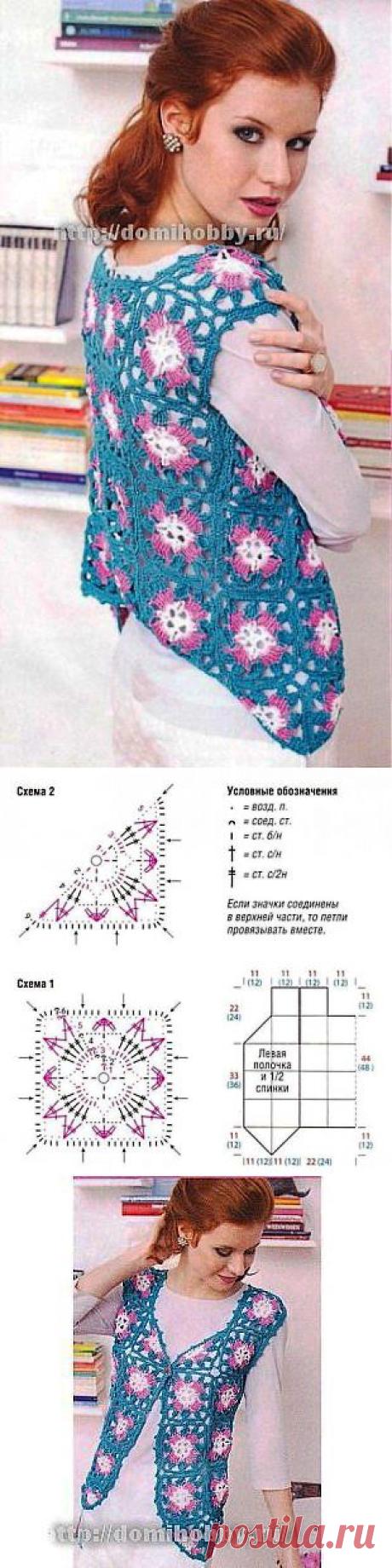 Жилет из мотивов