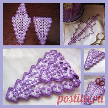 Violet-кины странички: Mini-SAL &quot;Изучаем хардангер&quot; Начало