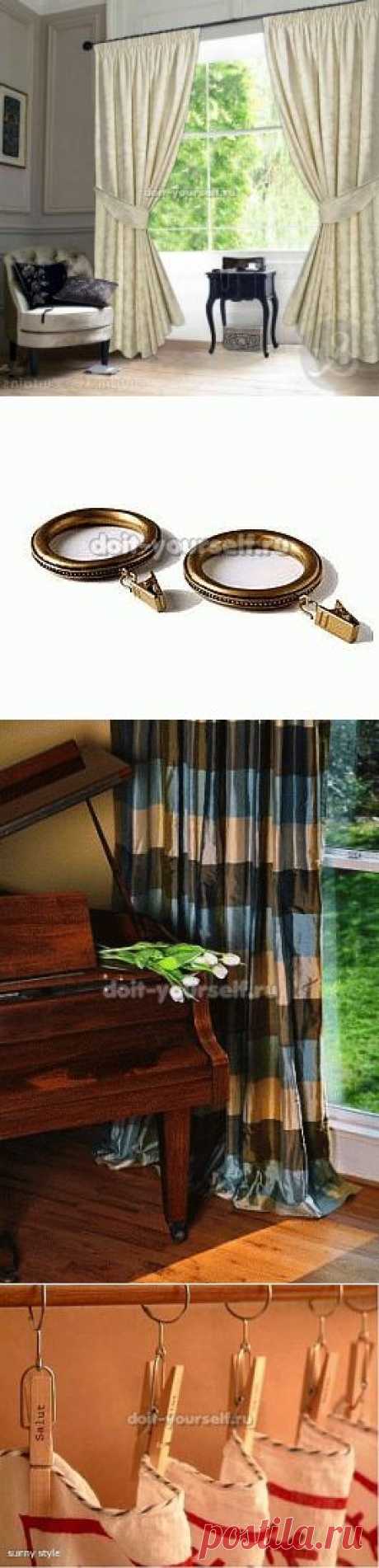 Шторы для спальни своими руками. -идеи. Инструкция.