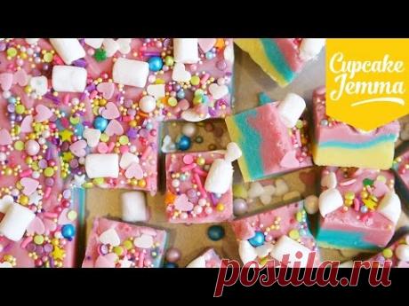 How to Make Unicorn Fudge | Cupcake Jemma