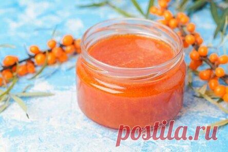 Желе из облепихи на зиму без желатина