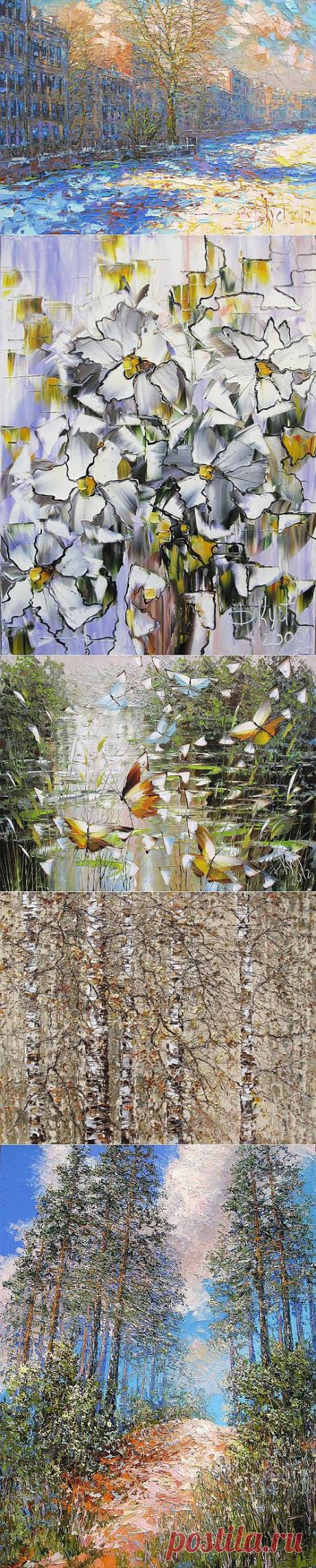 Дмитрий Кустанович. Картины мастихином | Usenkomaxim.ru