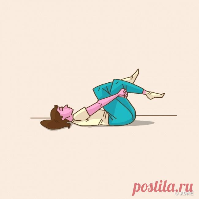 Вам понадобится 5 минут, чтобы избавиться от острой боли в пояснице