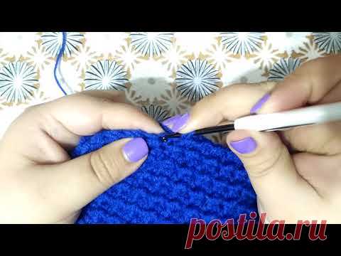 Как связать мужской свитер крючком?Часть 5