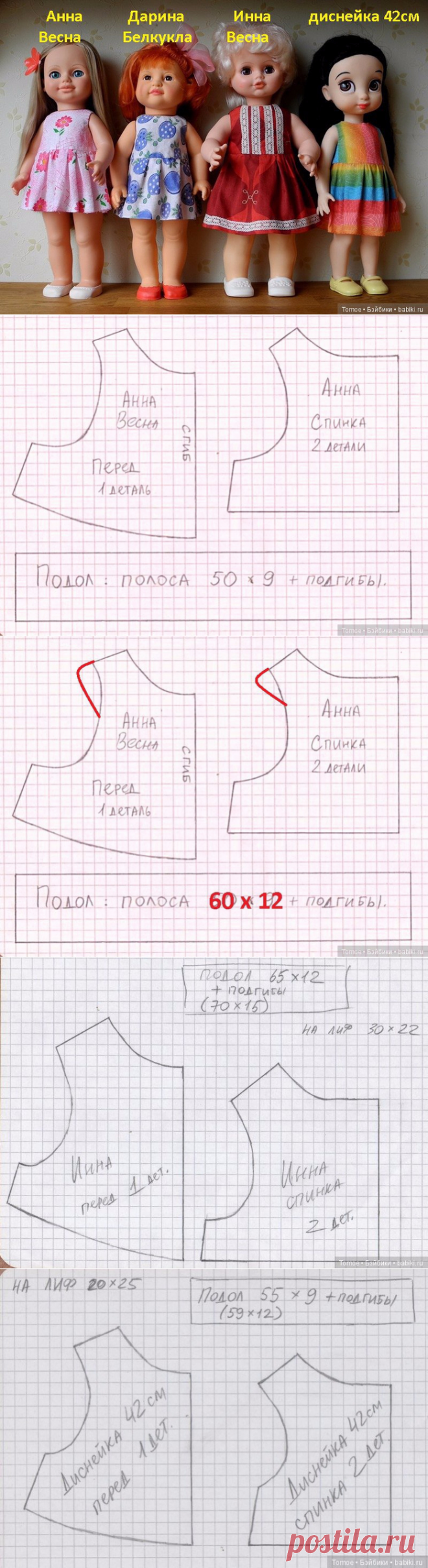 Как мы шили платье кукле
