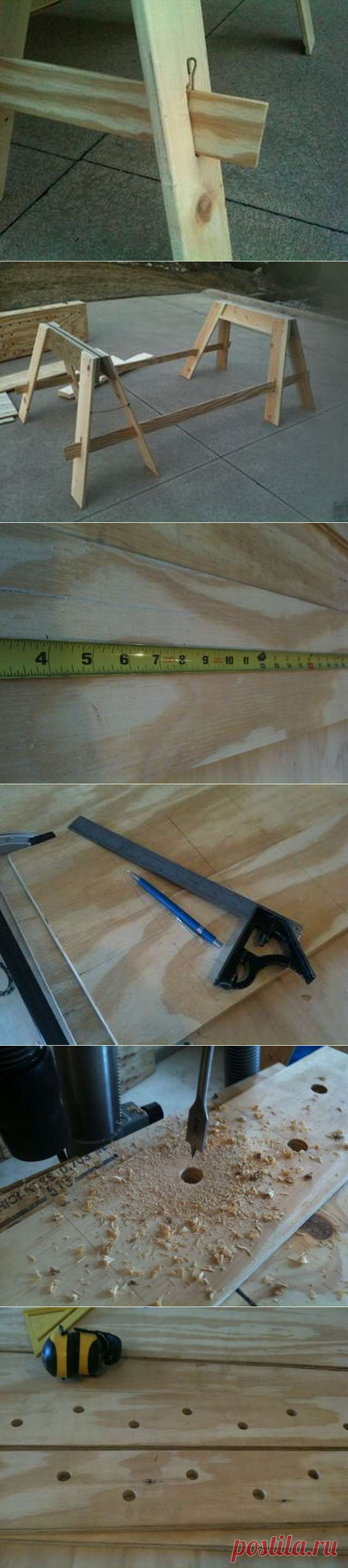 Верстак столярный складной