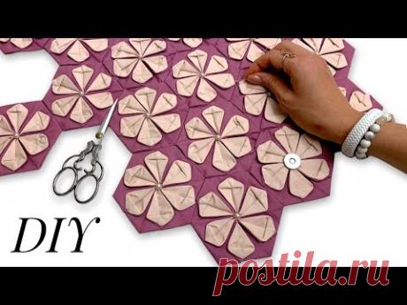 УВЛЕКАТЕЛЬНОЕ ШИТЬЕ в стиле ОРИГАМИ ИЗ ТКАНИ - Лоскутное шитье