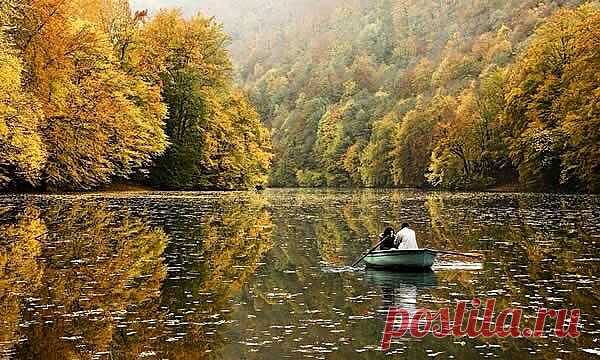 осенние озеро