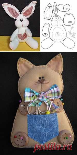 (+1) тема - Подборка мягких игрушек с выройками | Очумелые ручки