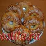 Домашние бублики с кунжутом