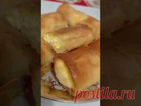 Таких Вкусных Пирожков Я Не Ела/Слоеные Пирожки с Творогом Легкий Рецепт #shorts