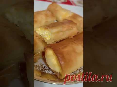 Таких Вкусных Пирожков Я Не Ела/Слоеные Пирожки с Творогом Легкий Рецепт #shorts