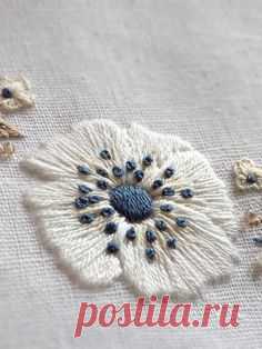 #handembroidery #stitching #embroideryflower