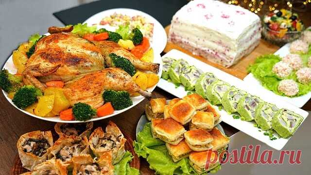 Праздничный стол всего за 2 часа. Праздничное меню!
Восемь вкуснейших и оригинальных блюд на любой праздник,  
которые готовятся очень быстро и просто. Ингредиенты: