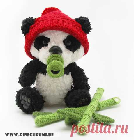Häkelanleitungen - Panda Baby Häkelanleitung - ein Designerstück von Dinegurumi bei DaWanda