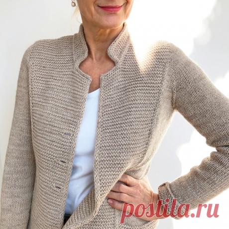 Бесшовный жакет спицами Ripple от Hinterm Stein | Вяжут мамы и не только | Яндекс Дзен