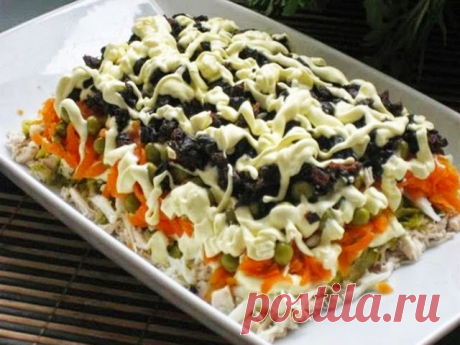 РЕЦЕПТ ЭТОГО САЛАТА БУДУТ ВЫПРАШИВАТЬ ВСЕ ГОСТИ. ОЧЕНЬ ВКУСНЫЙ - Вкуснотища необыкновенная!