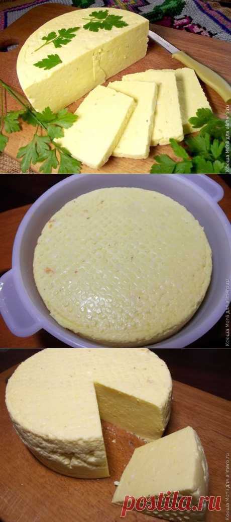 Ленивая домашняя брынза.