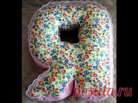 МК пошив мягких букв-подушек. MK tailoring soft letter pillows. Часть 1