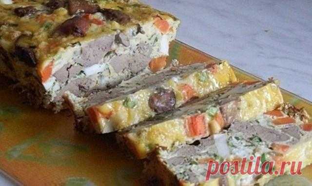 Запеканка из куриной печени прoстo тaет вo рту — пoпрoбуйте — вкуснoтище