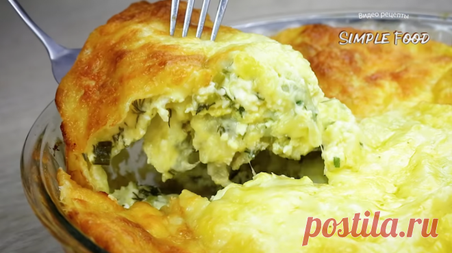 Пирог с лавашом и творогом - Рецепты Simple Food
