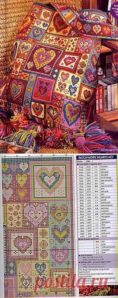 Patchwork hearts 2/4 | NEEDLEWORK