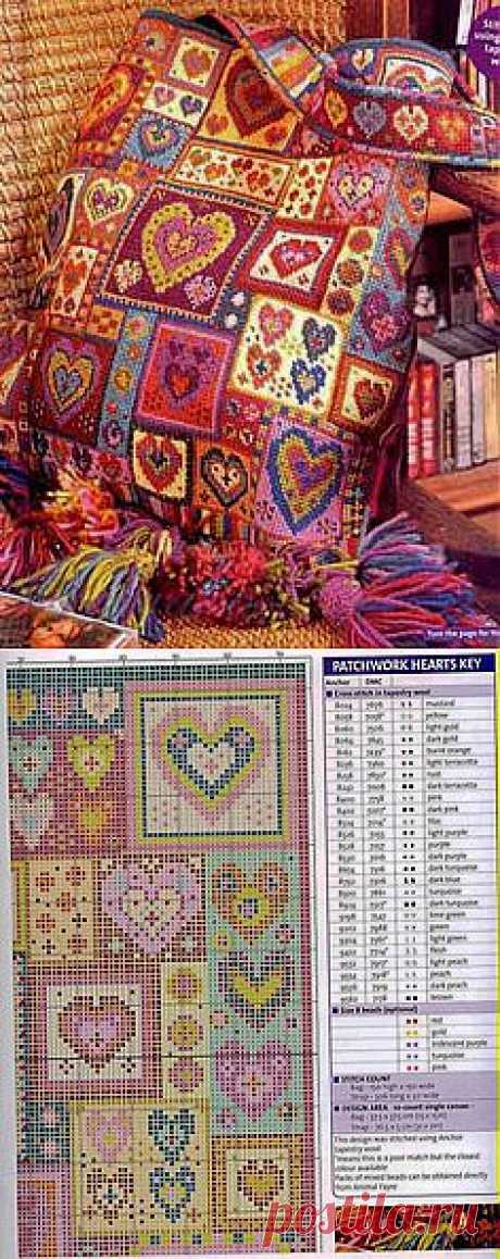 Patchwork hearts 2/4 | NEEDLEWORK