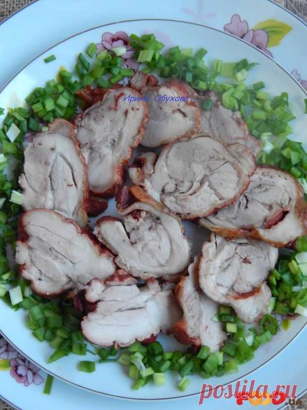 «Копченая» курица.