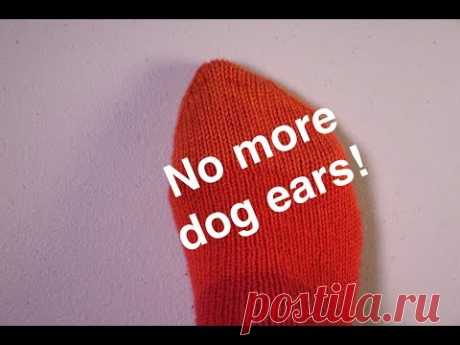 Preventing Dog Ears in Grafted Sock Toes // Technique Tuesday