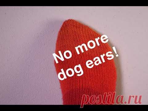 Preventing Dog Ears in Grafted Sock Toes // Technique Tuesday