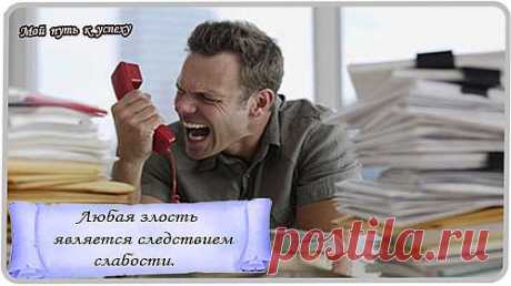 Любая злость является следствием слабости. Руссо Ж.