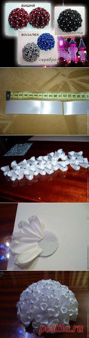 Делаем бант-шар на резинке - Ярмарка Мастеров - ручная работа, handmade