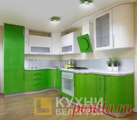 Кухни из крашенного МДФ в Самаре на заказ