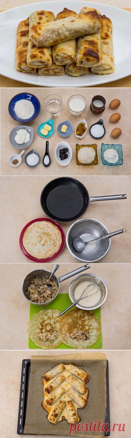 Как сделать очень вкусные блины с начинкой | Ваши любимые рецепты