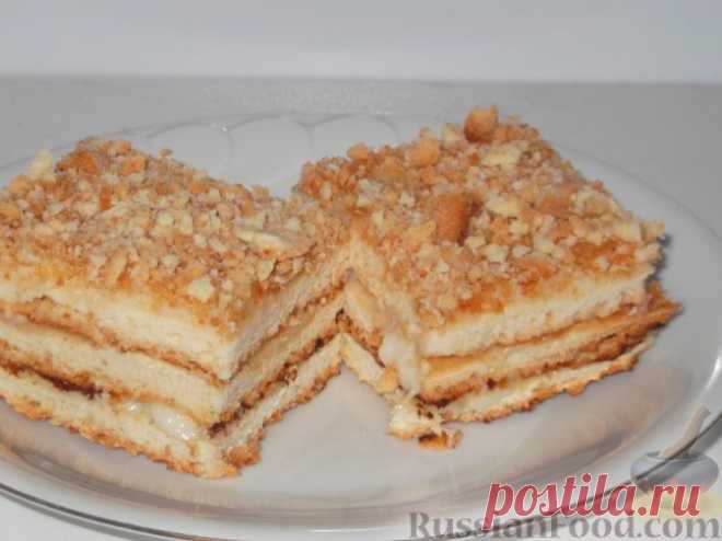 Рецепт: Сметанный пирог на RussianFood.com